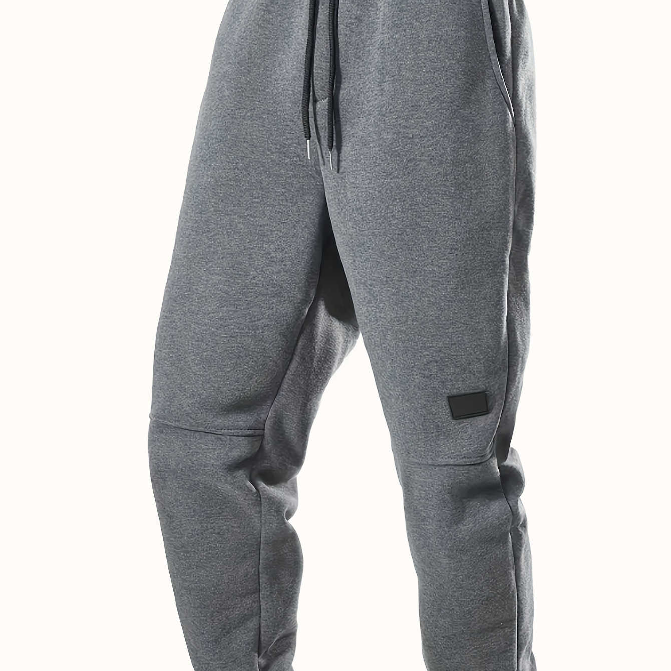 

Men's Casual Waist Drawstring Joggers, Chic Stretch Sports Pants, Style, Version