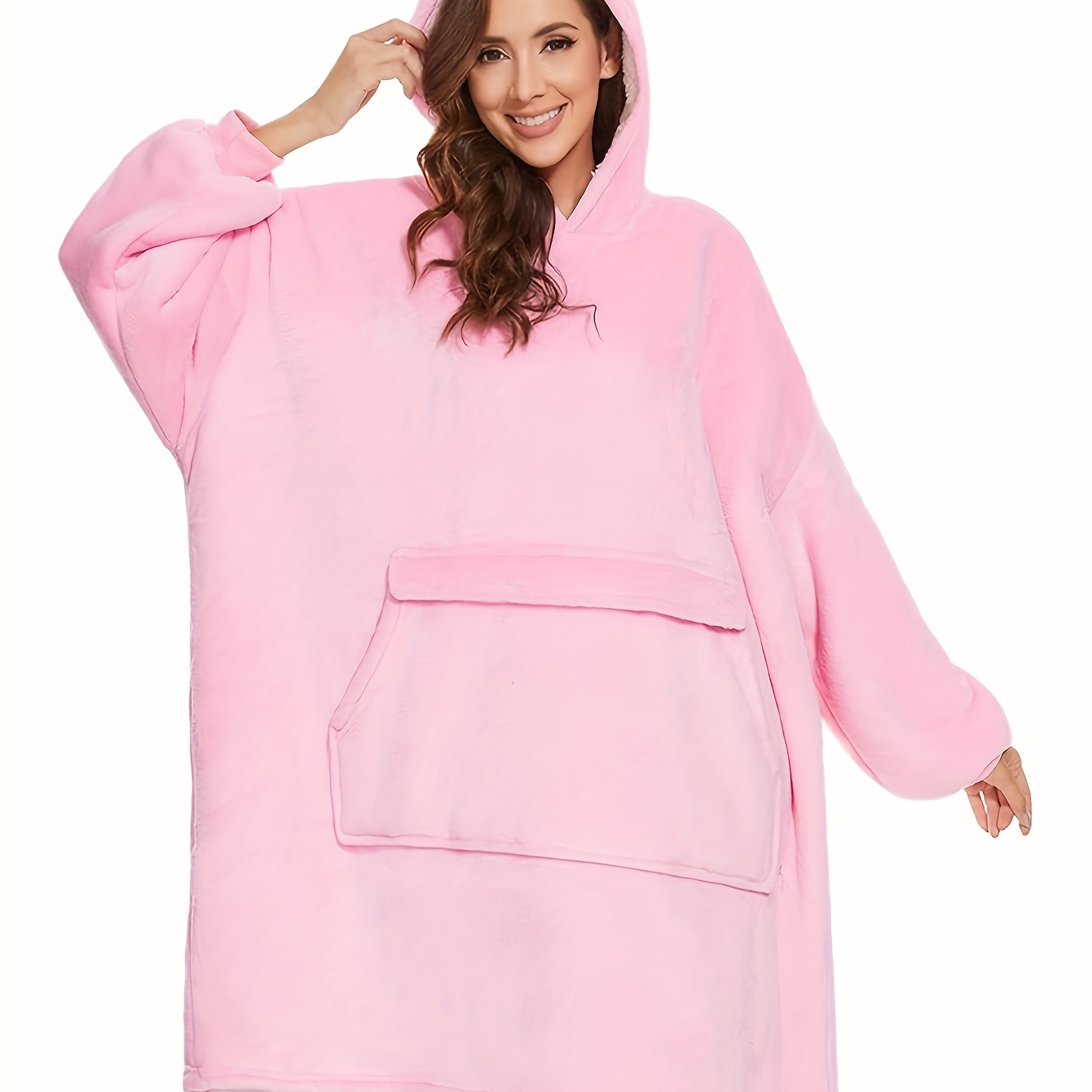 

Wearable Blanket Hoodie, Oversized Sweatshirt Blanket Sleeves, Hooded Blanket Gifts For Women