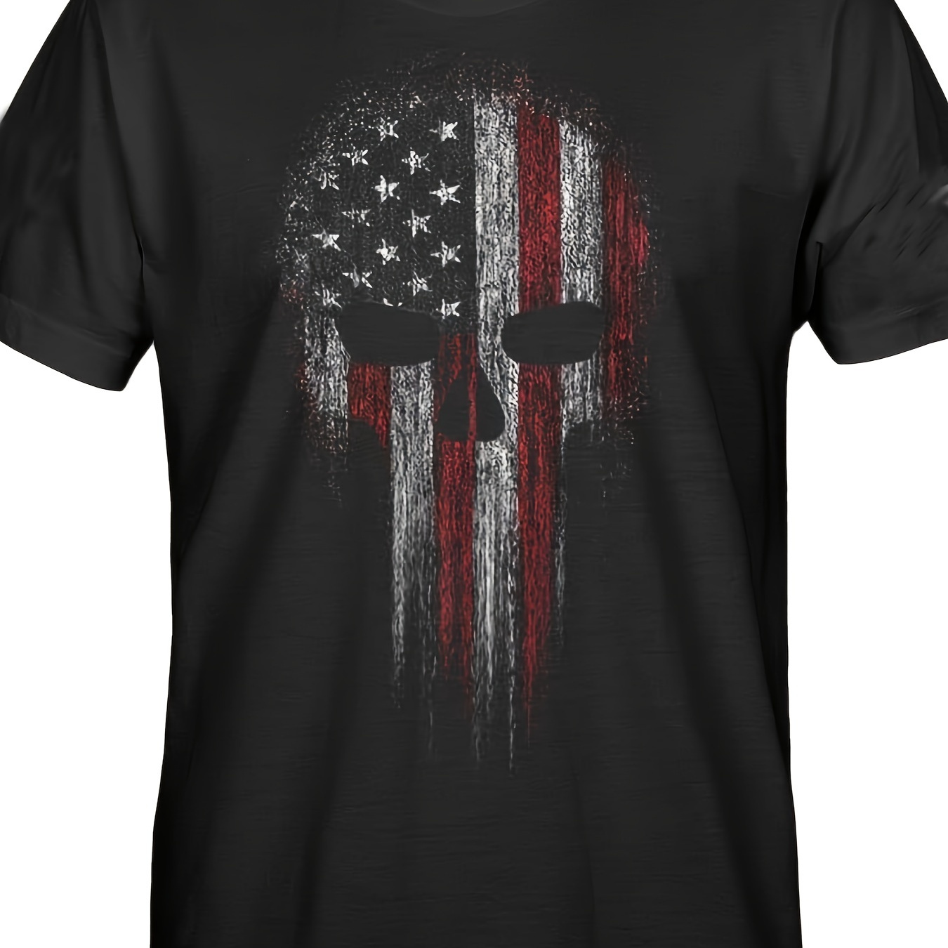 

American Skeleton Man Patriotic Casual Comfort T-shirt