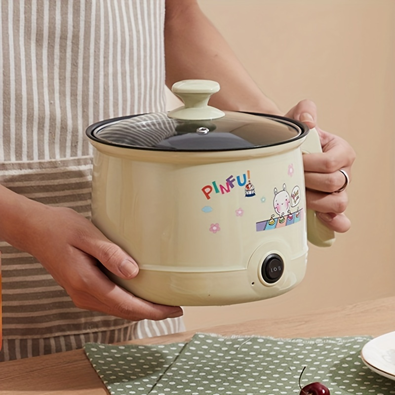 1.6L Mini Rice Cooker, 5 Cups Uncooked Travel Rice Cooker, Suitable for 1-2  people, Multi-cooker for White Rice, Brown Rice, Congee and Soup in 2023