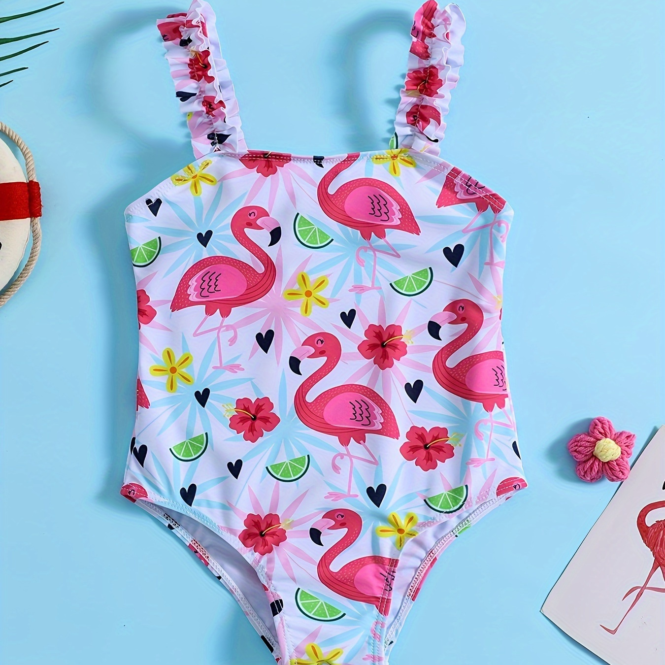 Ladies flamingo hot sale swimsuit