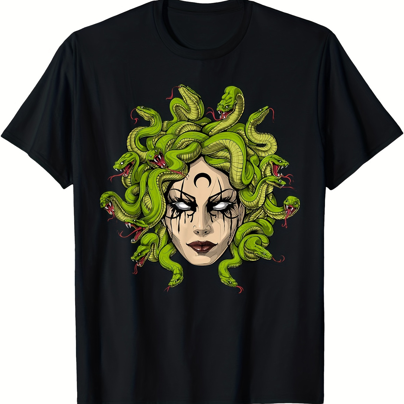 

Medusa Greek Goddess Snakes Mythology Gothic T-shirt T-shirt, Men's T-shirt