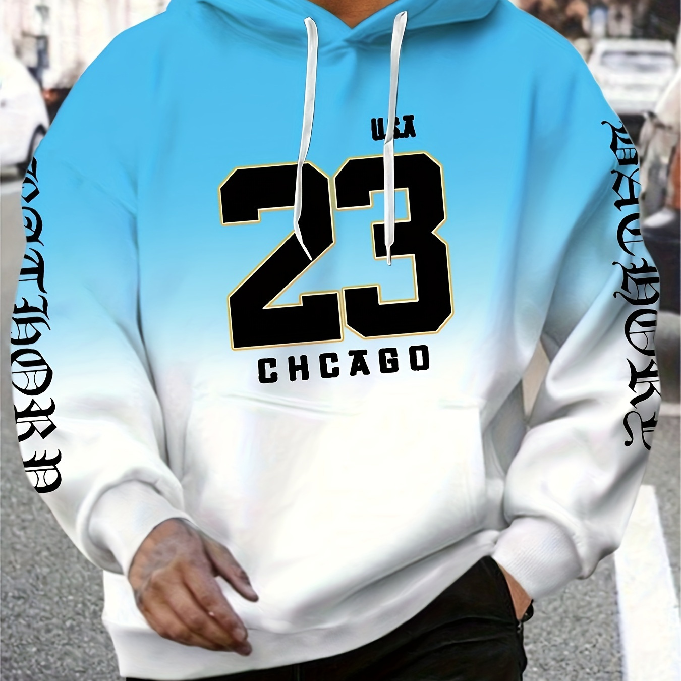 

#23" Hooded Sweatshirt , For