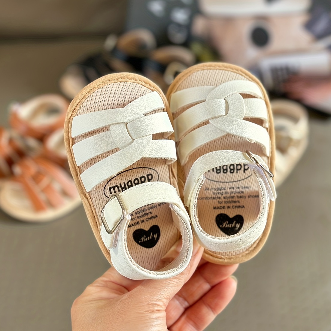 Summer-Ready Comfort & Style: Lightweight Sandals for Baby Girls - Non Slip