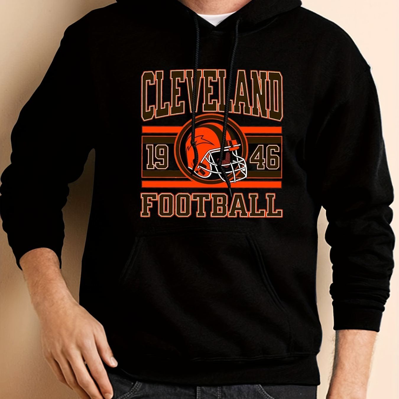 

Vintage Football Hoodie Sweatshirt Trendy Football Fan Gift Sweatshirt 280g