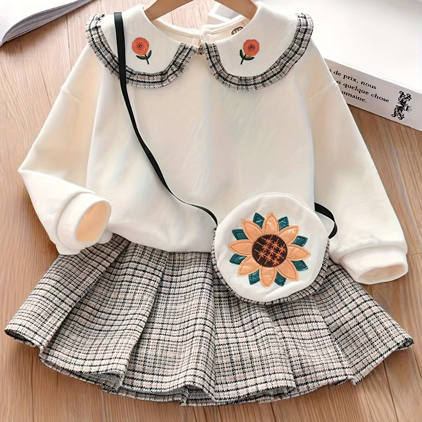 

Sweet 2pcs/set , Doll Long Sleeve Sweatshirt + 2- & Fall Outfit