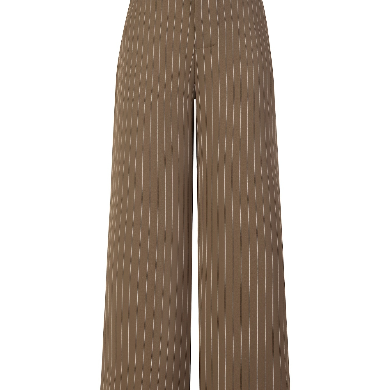 

Striped -waist -leg Pants For - , Non-stretch , Washable