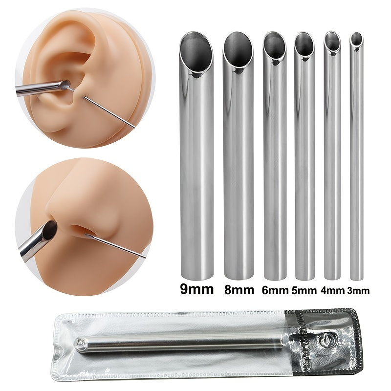 Stainless Steel Piercing Receiver,Body Ear Navel Nose Lip Nipple Piercing,Piercing  Tools,Tattoo Supplies,Body Piercing tools Supply,Professional-Body-Piercing (3mm)