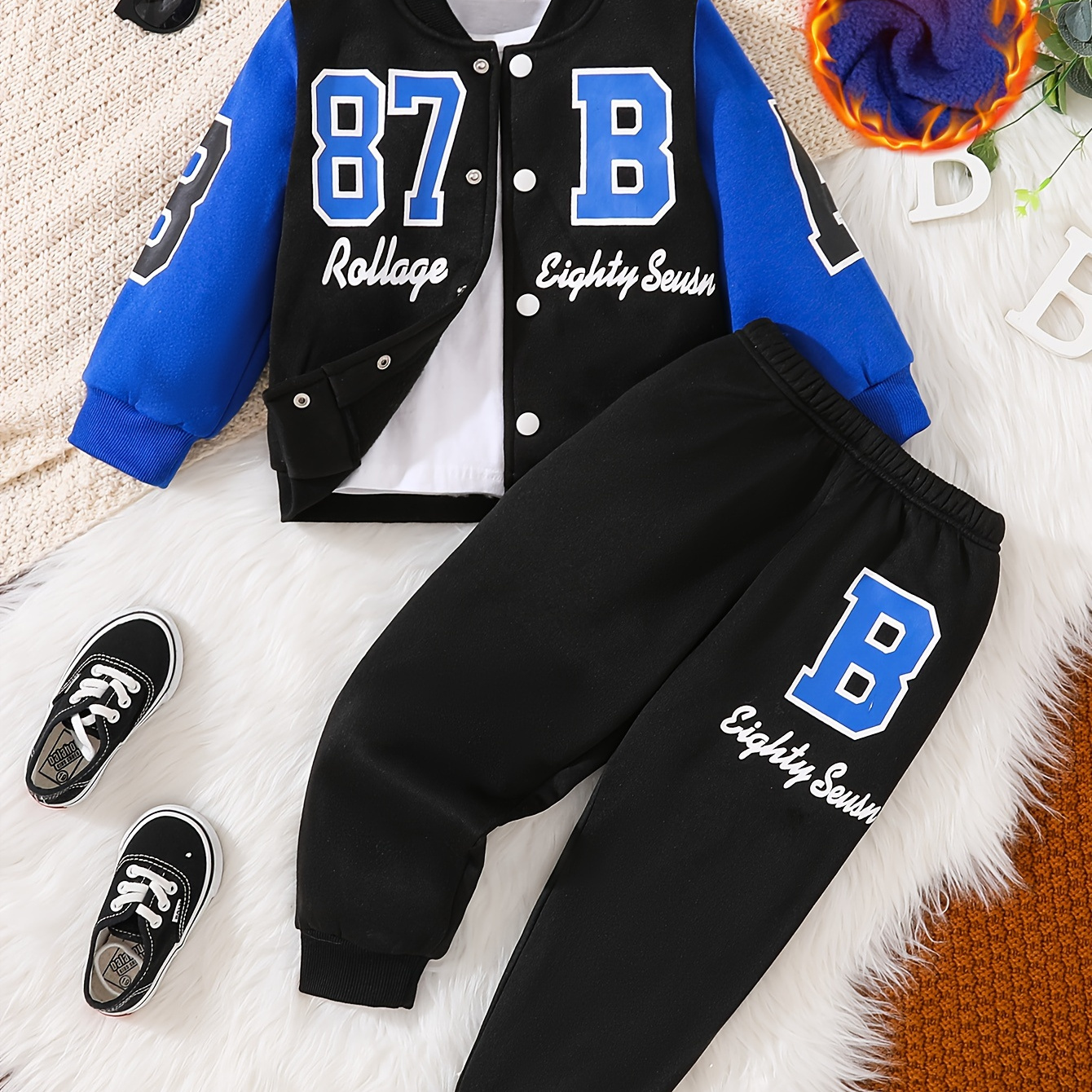 

Long Sleeve & Set, Pattern, 2- Boys Co Ord Set For Fall &