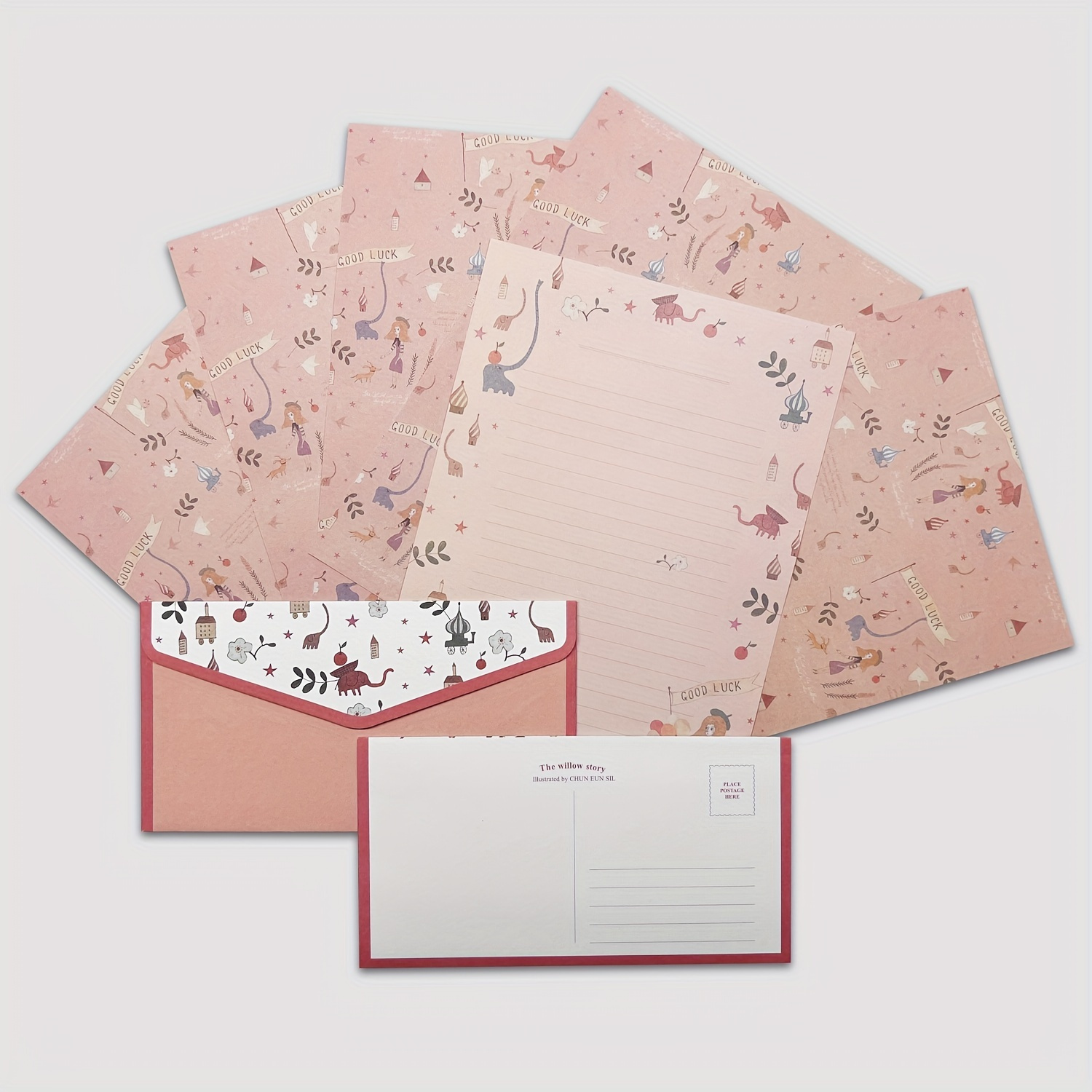 Vintage Stationary Paper And Envelopes Set A5 Writing - Temu