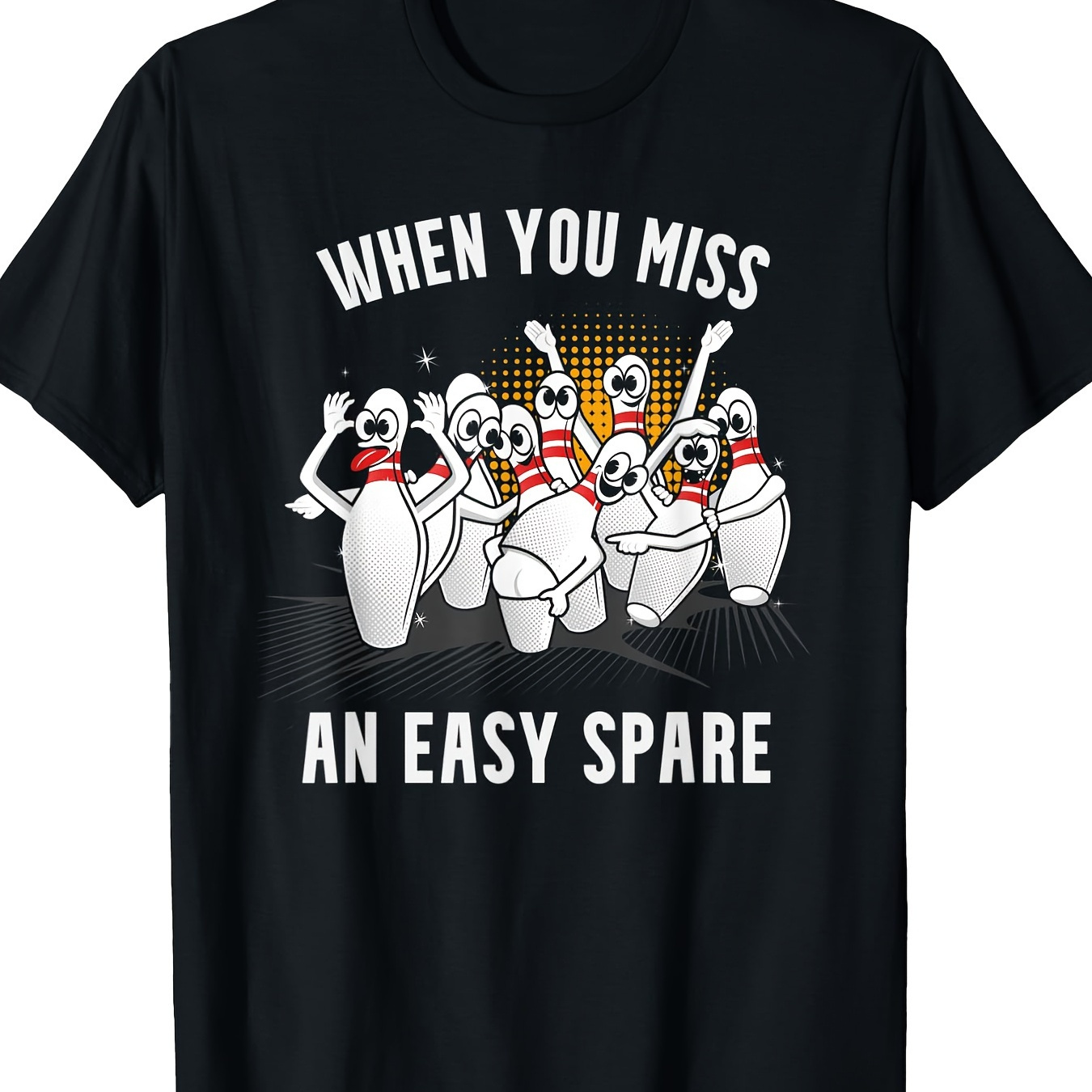 

Funny Novelty Like To Miss Easy Spare T-shirt