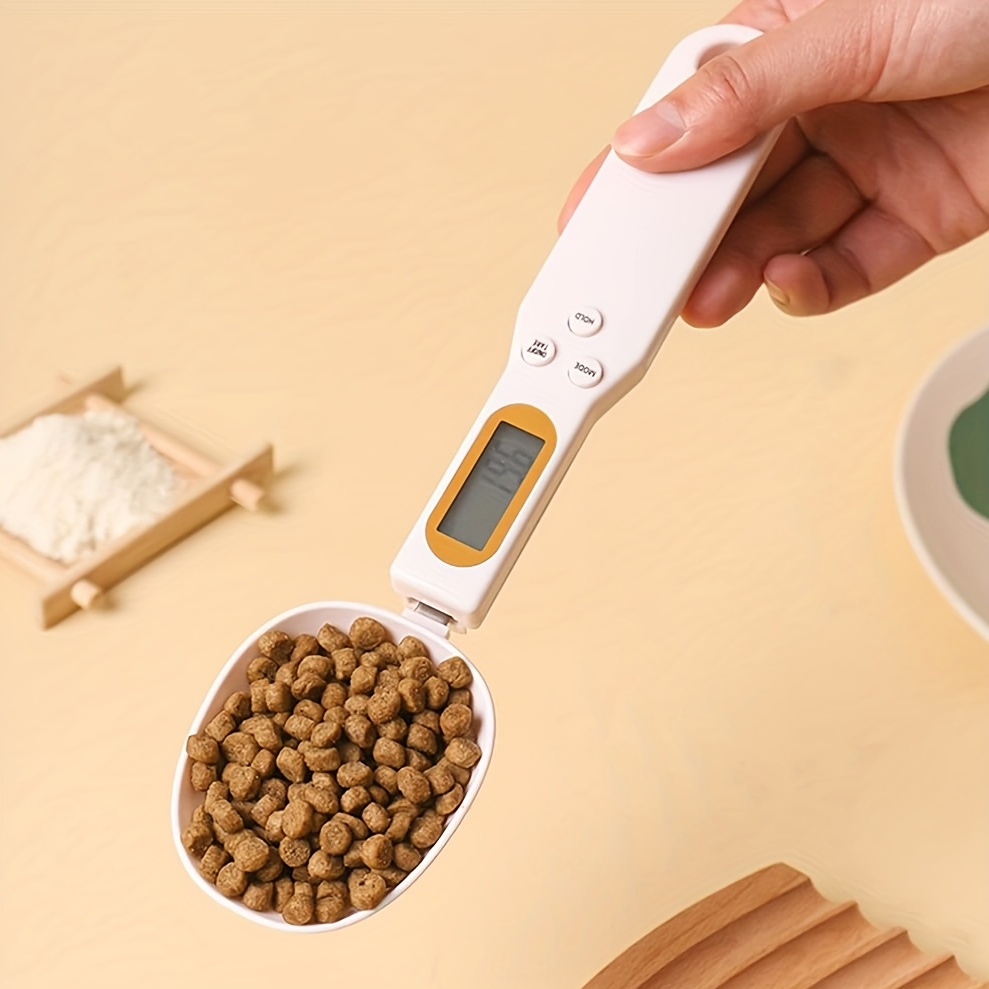 Digital Spoon Scale Kitchen Electronic Measuring Spoon with Tare for Food,  Spice High Precision Detachable Spoon Weighing with LCD Display Weights up