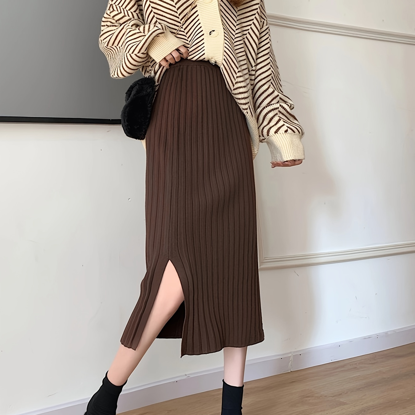 

Polyester For Women - Waist, Fall/ , 100% Polyester Ribbed