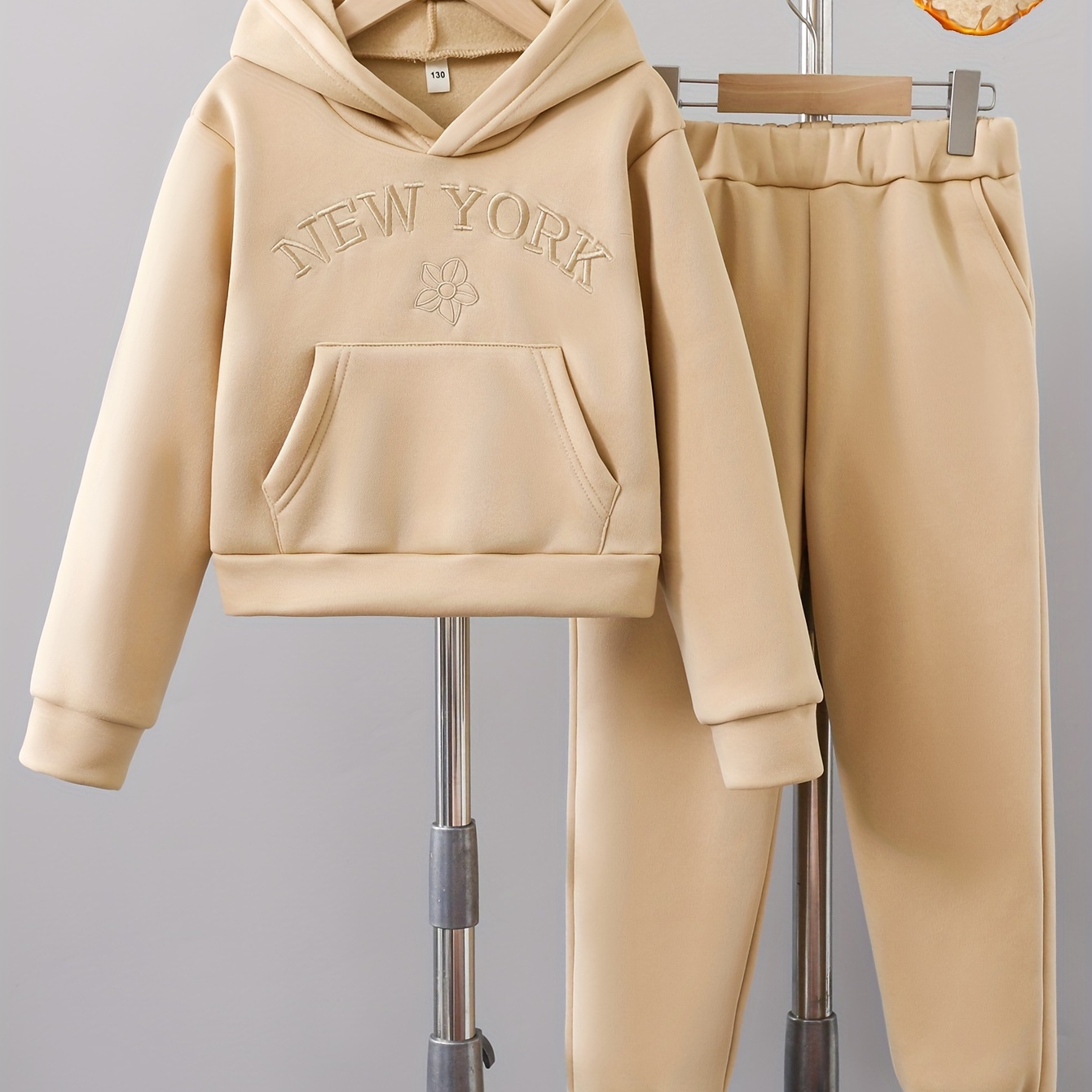

à Filles à et à Brodé - Décontractée à Longues /Hiver, Parfaite l'Extérieur