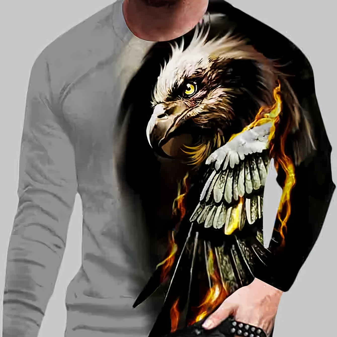 Txeol Gradient Shirts for Men,Mens Short Sleeve T-Shirt Casual 3D Creative  Printed Crewneck Graphic Tees Summer T-Shirts Funny Pattern Top 2024 