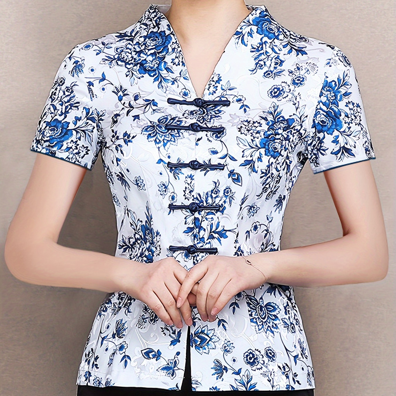 chinese traditional ladies new chinese style blouse thin - Temu