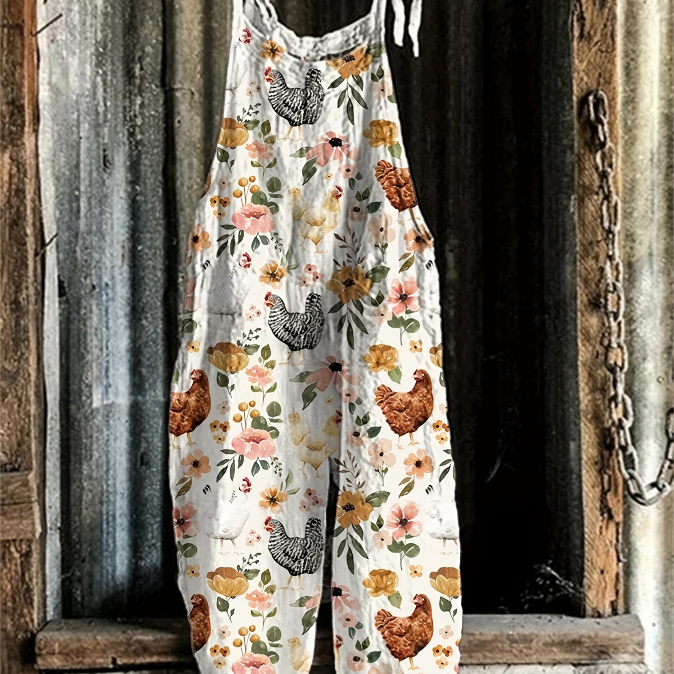 ★送料・関税込★INSTANTFUNK★Floral-print jumpsuit★ 218e341e-428b-4b9d-bd47-