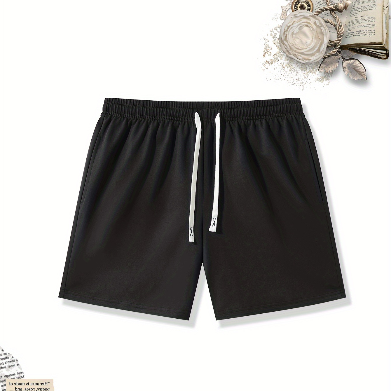 

Plus Size Men's Solid Shorts Casual Fashion Sports Shorts, Men's Clothing