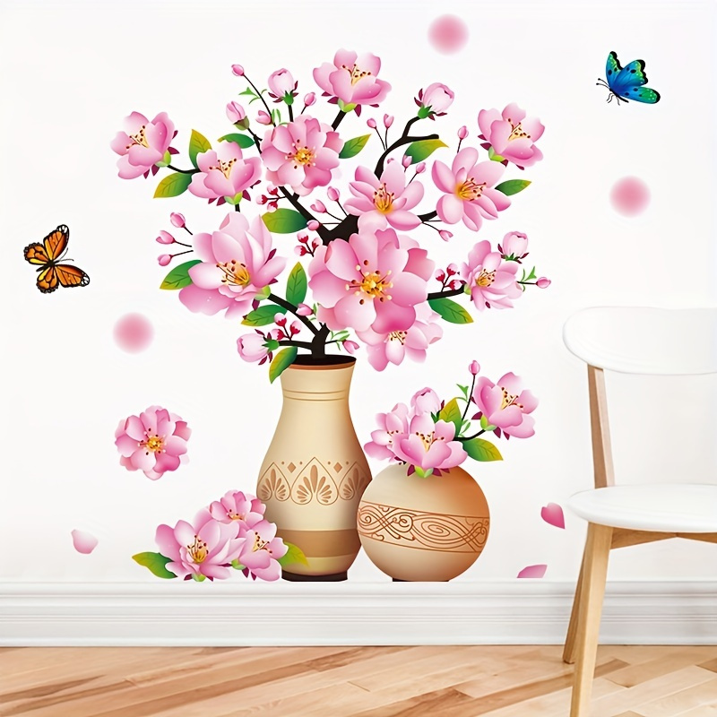 1 paquet de stickers muraux de fleurs fleurs de cerisier - Temu Belgium
