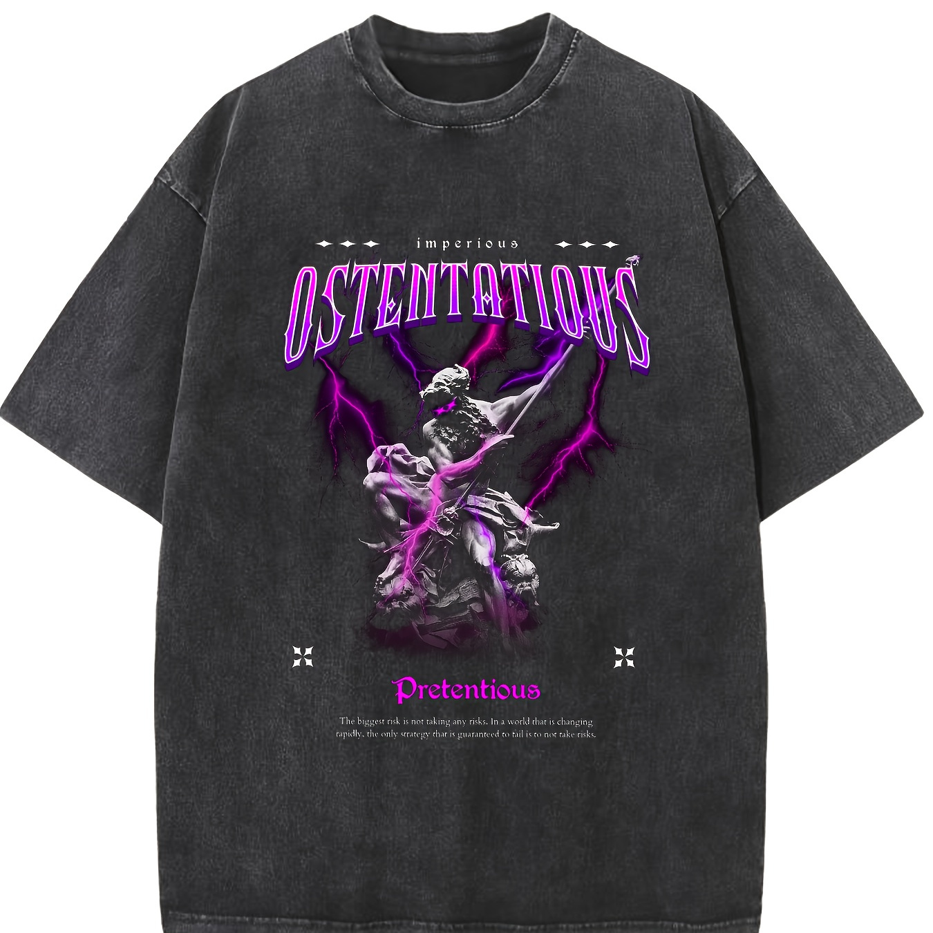 

Ostentatopus Me Oversized Cotton Solid Drop Shoulder T Shirts For Men Vintage Streetwear Basic Tees Baggy Hip Hop Unisex Tops Acid Wash Tshirt