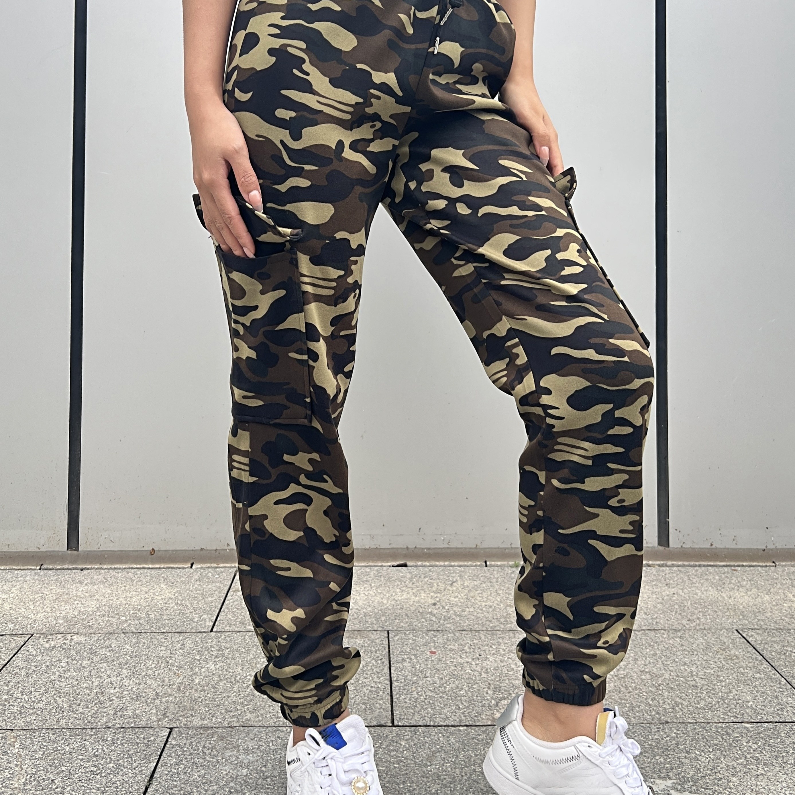 Y2k Loose Drawstring Cargo Pants Casual Pocket High Waist Temu