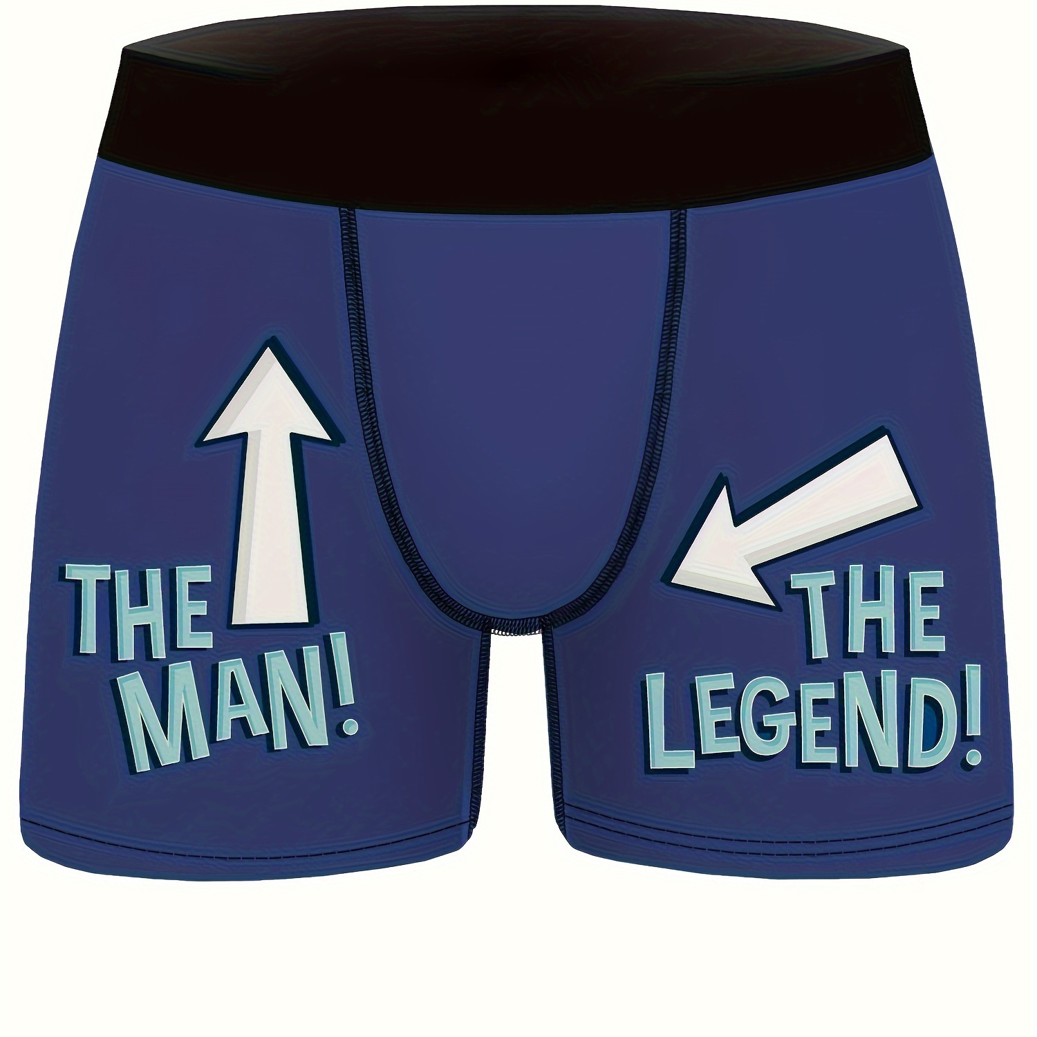 Man Legend' Print Men's Fashion Novelty Boxer Brief Shorts - Temu Austria