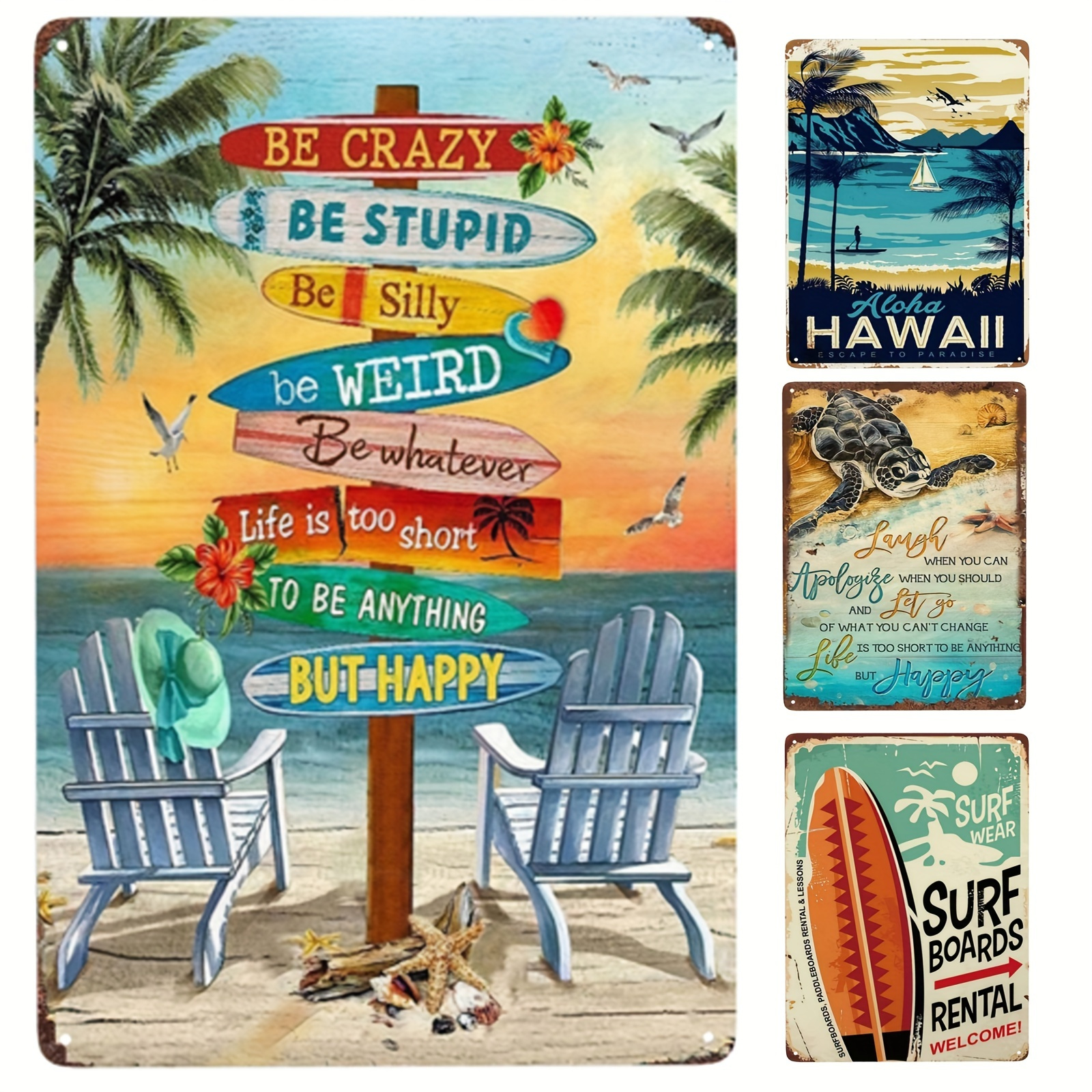 Plaque murale décorative Aloha Way of life - Beach lifestyle