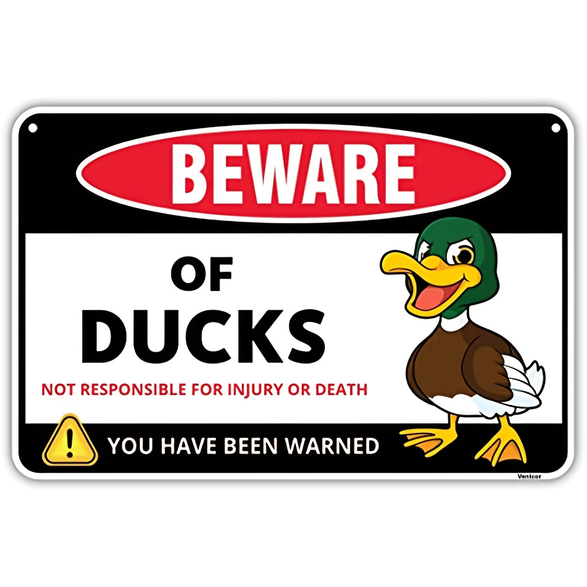 Duck Knowledge Metal Poster Type Of Duck Metal Tin Sign School Club Hunting  Lodge Cafe Bedroom Bathroom Kitchen Home Art Wall Decoration Plaque