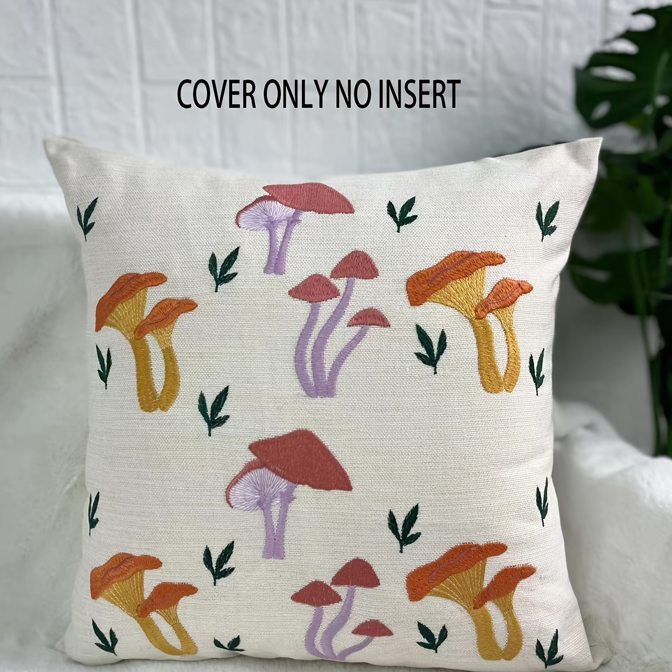 Embroidered Cameo 18x18 Pillow Cover – noraokafor