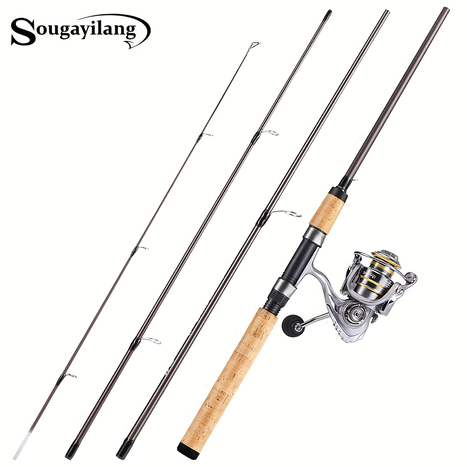 Sougayilang Spinning Fishing Rod, Spinning Rod, Baitcasting Rod
