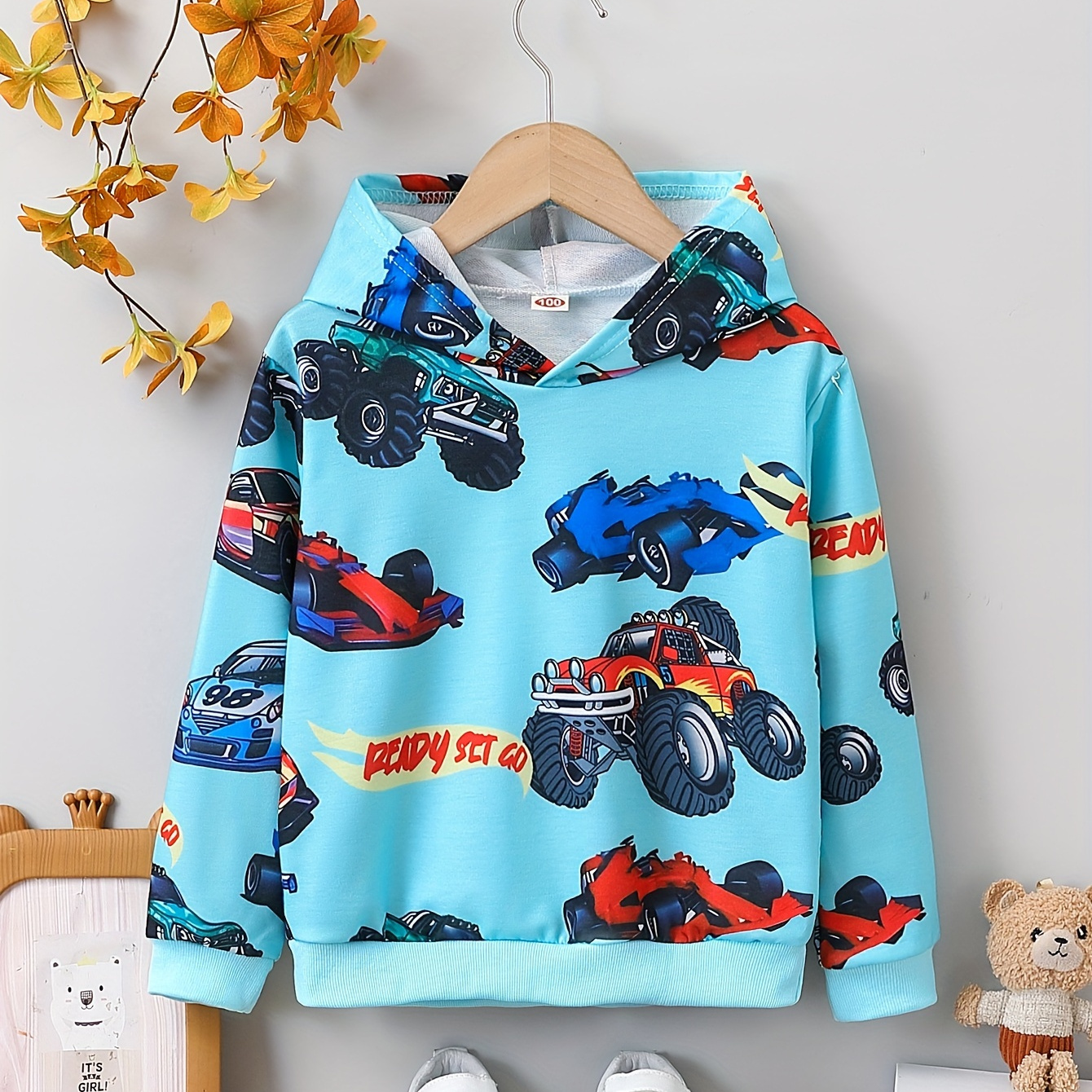 

Boys Trucks Pattern, And Comfortable For , Fit, Suitable For Boys