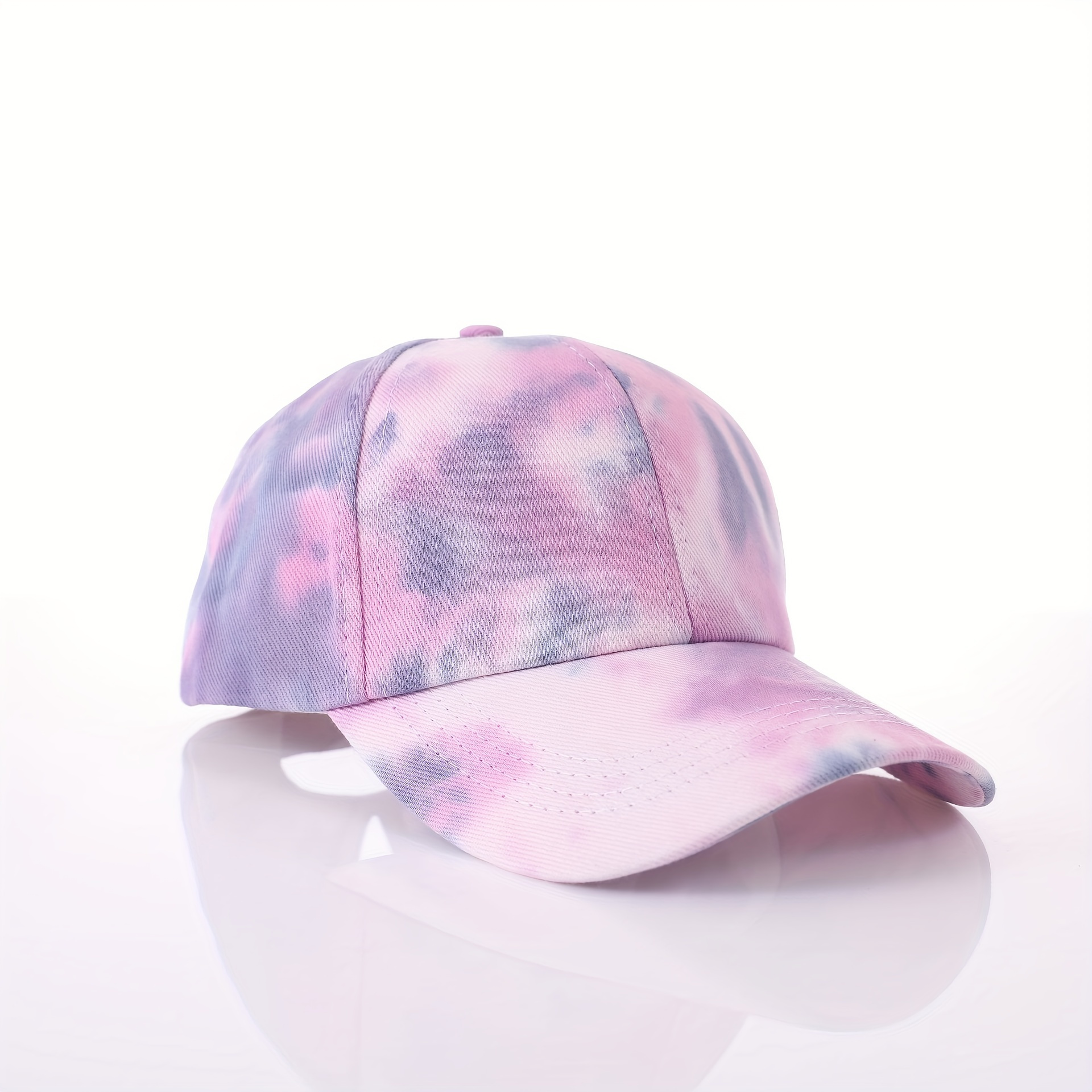 Fashion Women Men Sport Gradient Tie Dye Breathable Beach Adjustable  Baseball Cap Hop Hat Sun Hat Baseball Caps Light Blue 