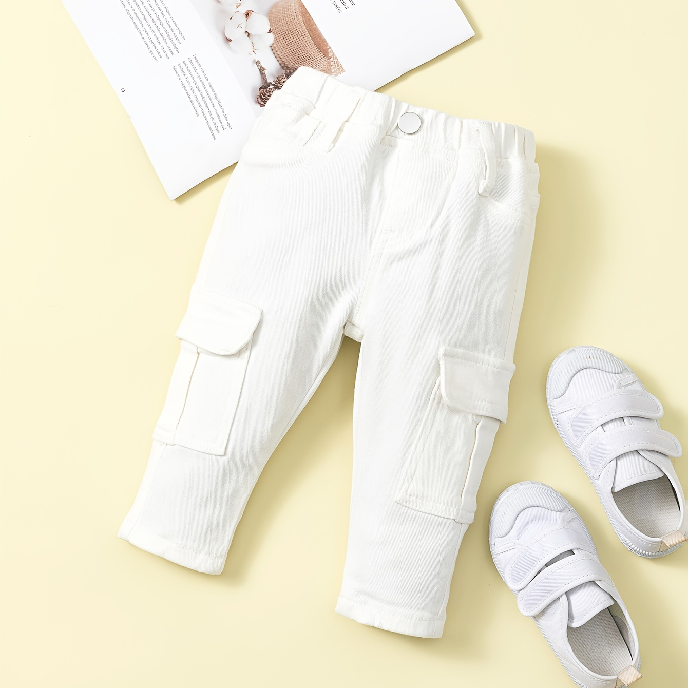 White pants for outlet baby boy