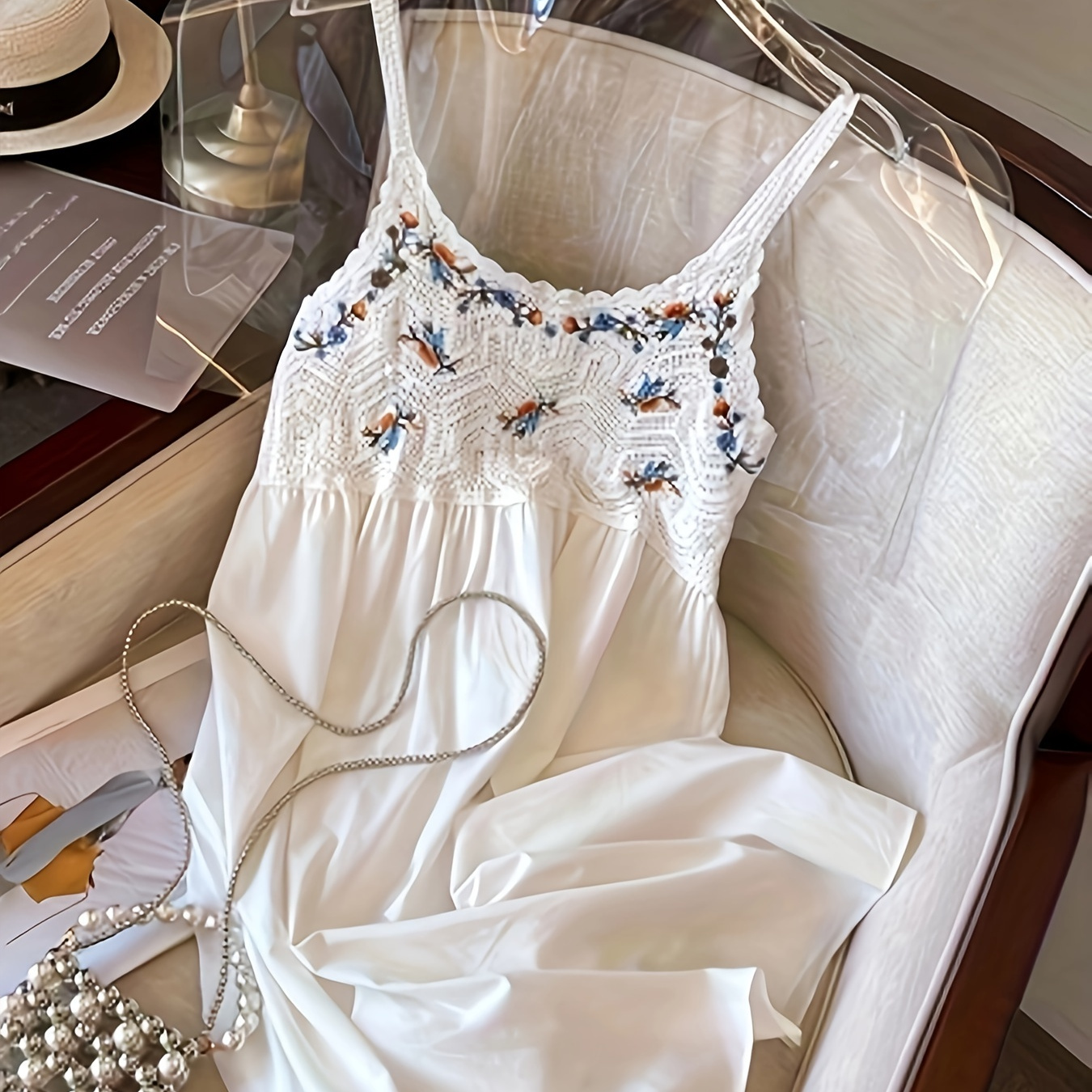 

Embroidered - , , Non-sheer, Summer Pattern, , And For Women