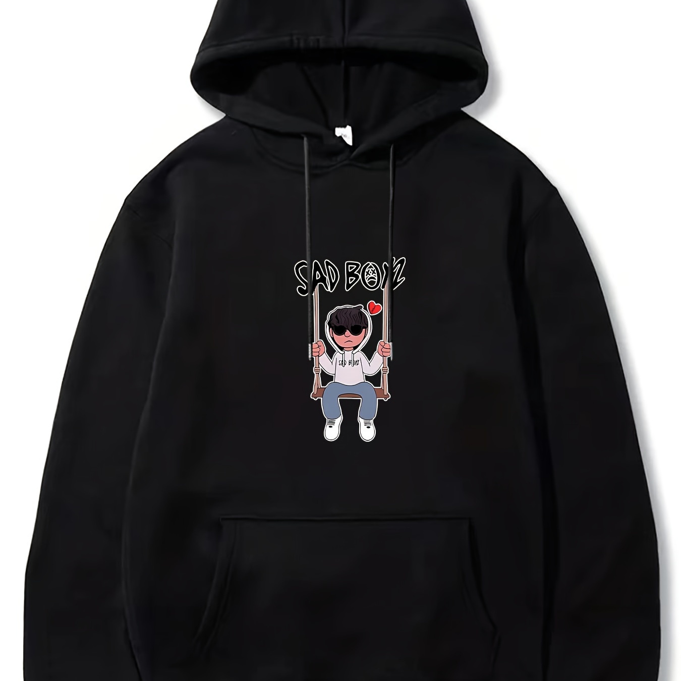 

Oversized Hip-hop - Sweatshirt For Fall & ,