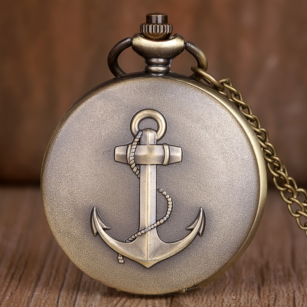 Anchor pocket watch hotsell