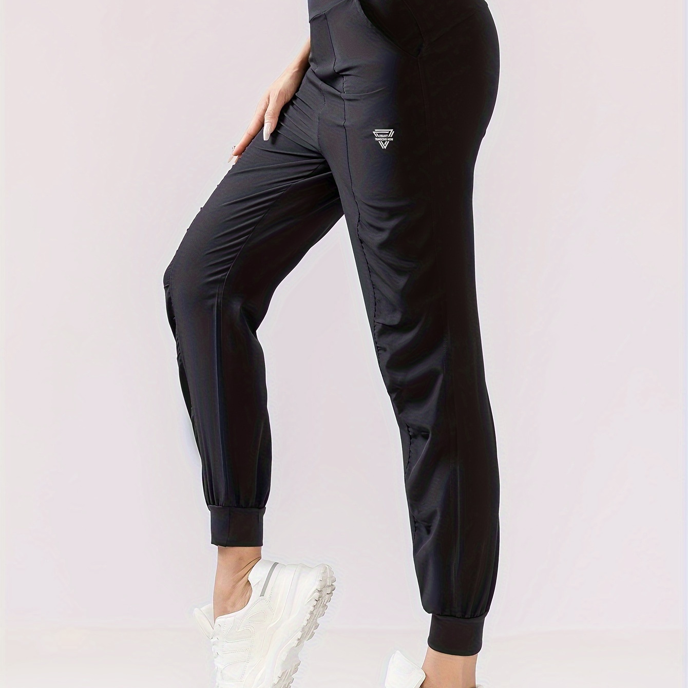 

1pc Women's Waist Athletic , -dry Polyester , Waistband, , , Fit, 3/4 Length For Running, , -
