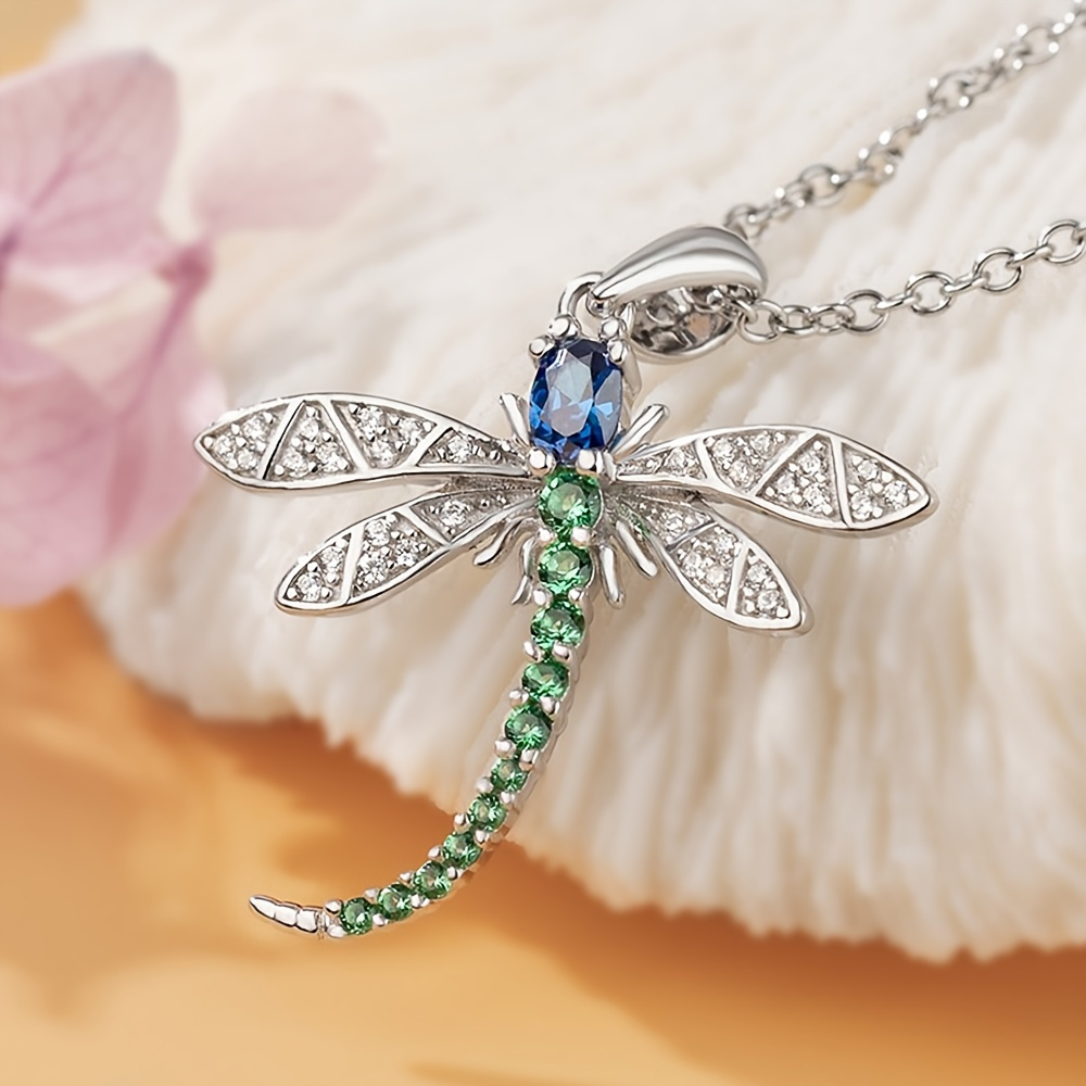 

Unique Personality Insect Pendant Long Dragonfly Necklace Fashion Pendant For Women