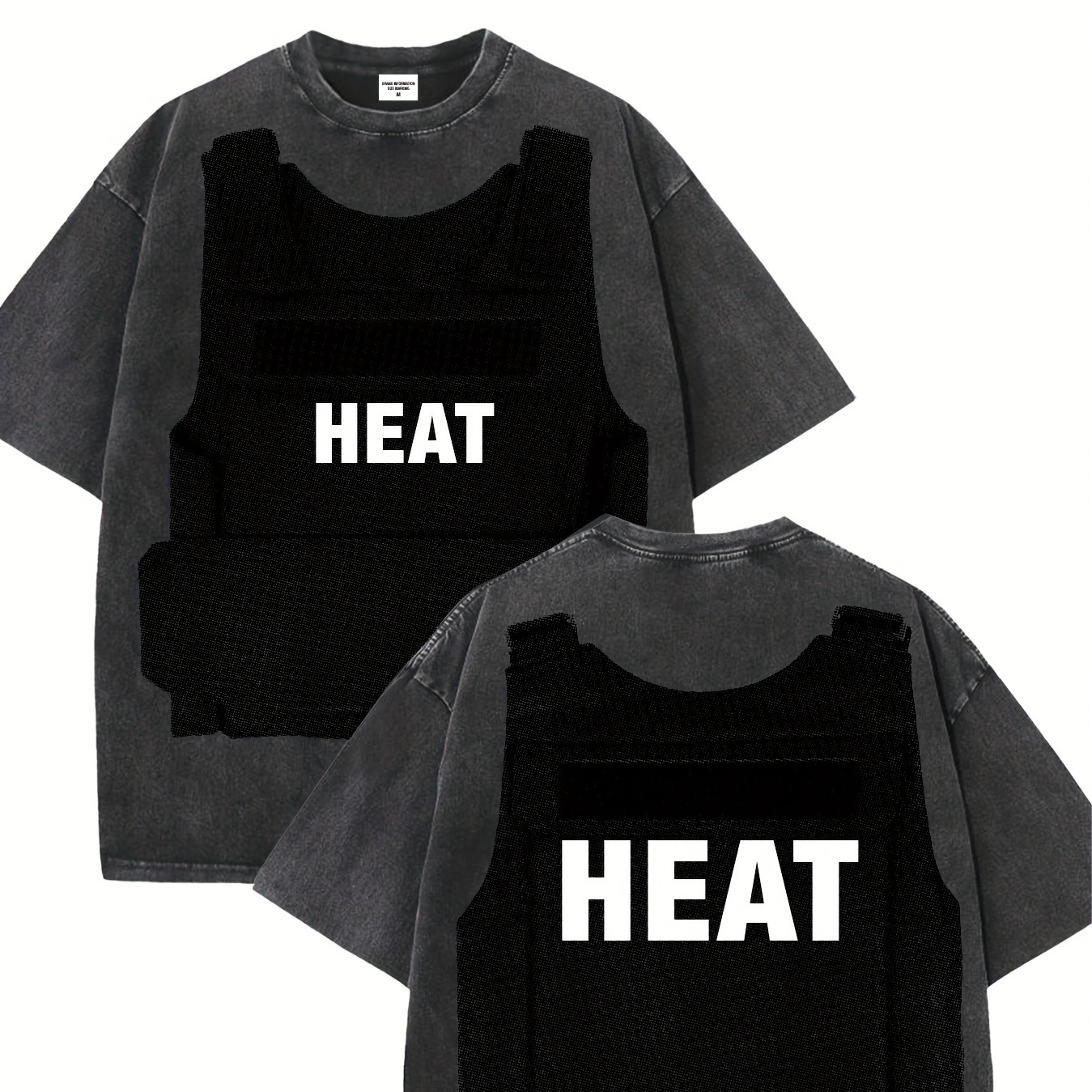 

Heat...retro Trendy Premium Cotton Men's T-shirt Graphic T-shirt Men's Summer Clothing