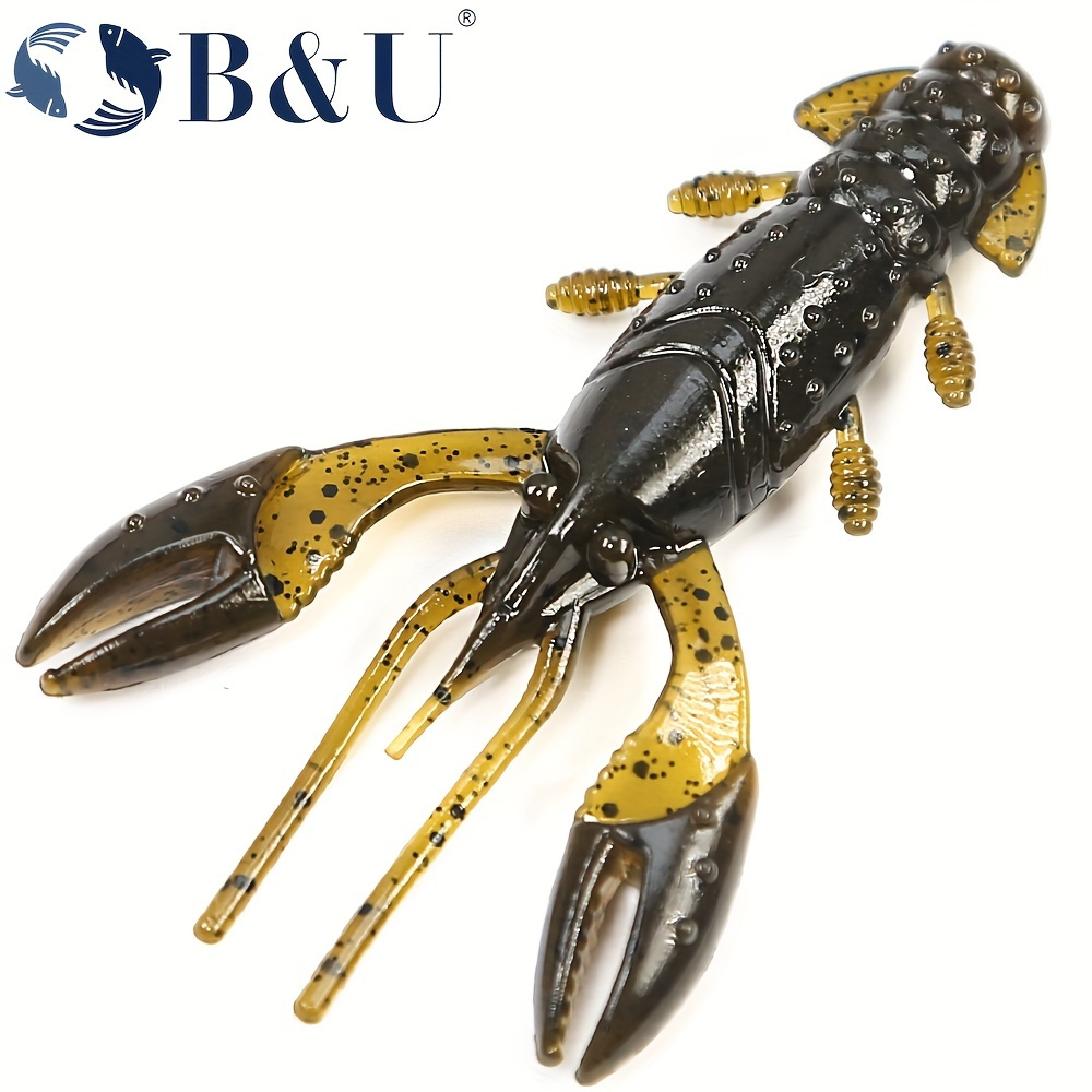 Bionic Crayfish Soft Baits Hooks Get Ready Serious Fishing - Temu Canada