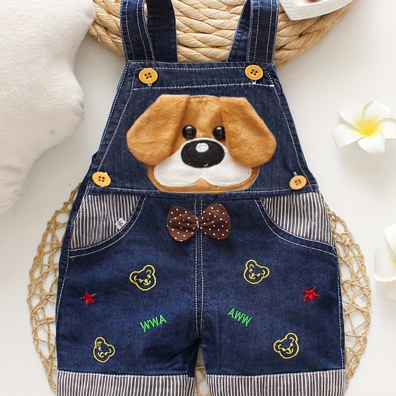 

Adorable Kids' Suspender Shorts With Pockets - Perfect All-match Overalls For Boys!