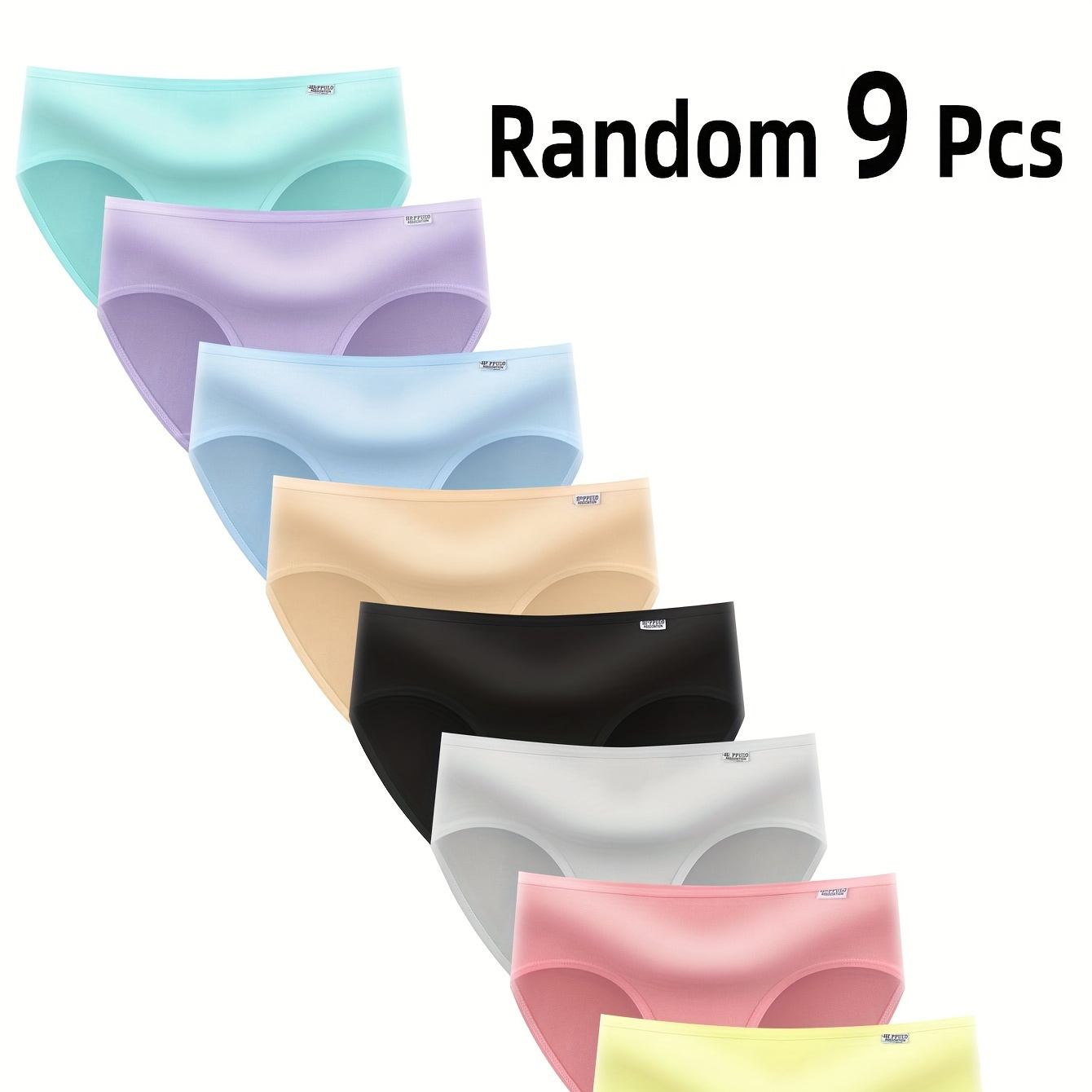 

9 Pairs Assorted ' Panties,, , , Regular Fit, Fashionable, All-, Kids Underwear