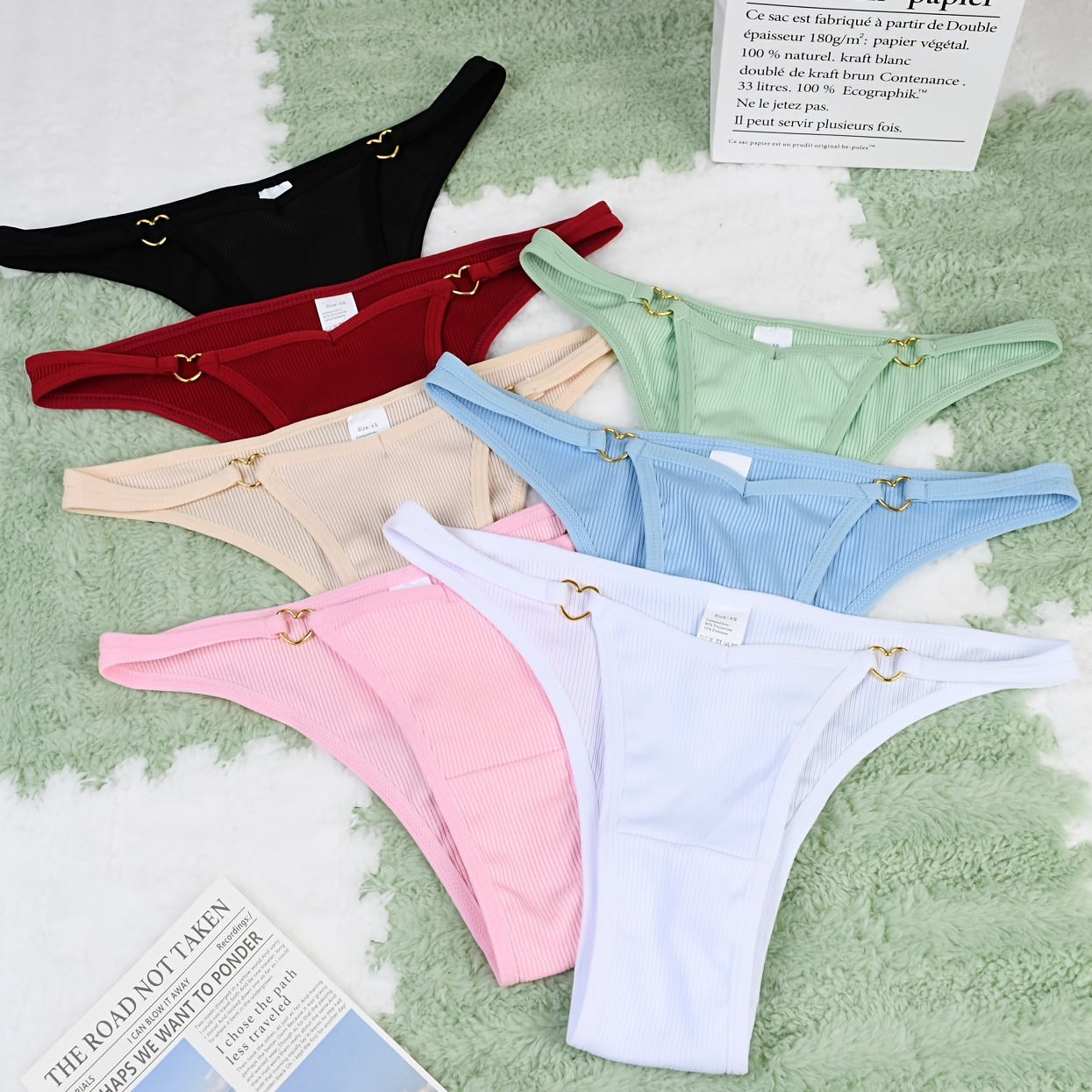 

Women's 7 Of Panties, -shaped Connection, , Knickers, Suitable , As Her .