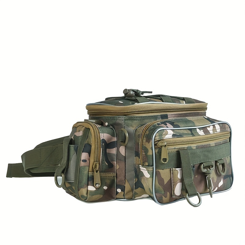 Large Waterproof Fishing Bag: Tackle Fishing Trip With Padded Shoulder  Strap & Ripstop Storage!