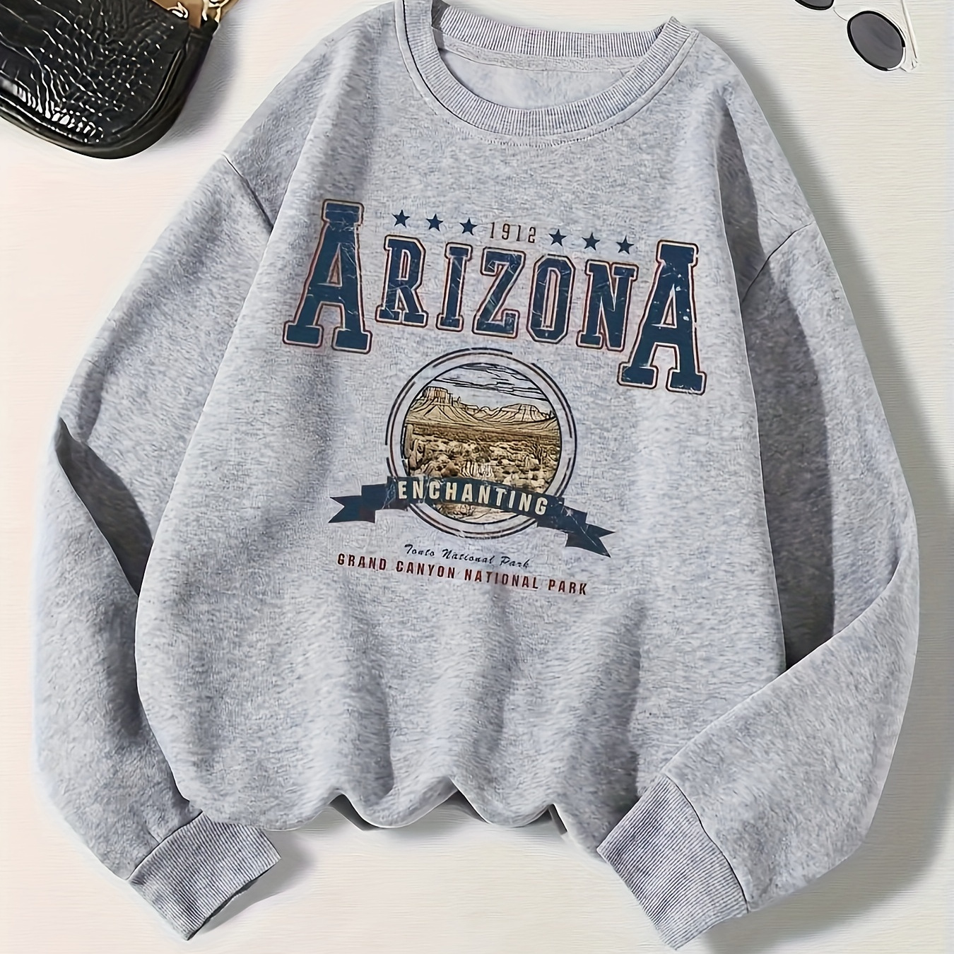 

Arizona Enchanting Hoodie - Women's Fashion Sweatshirt - Polyester Material - Casual Style - Round Neckline - Cartoon Design - Fall/winter Season - No Details - Knit Fabric