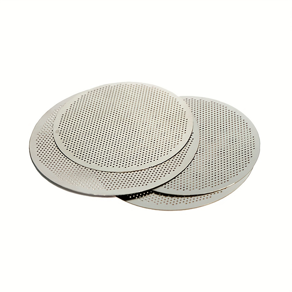 

2pcs Coffee Filters, 5.1/5.3/5.8cm (2.01/2.09/2.28inch) Espresso Puck Screen Reusable Stainless Steel Barista Coffee Filter Mesh Plate Espresso Filter, Coffee Accessories