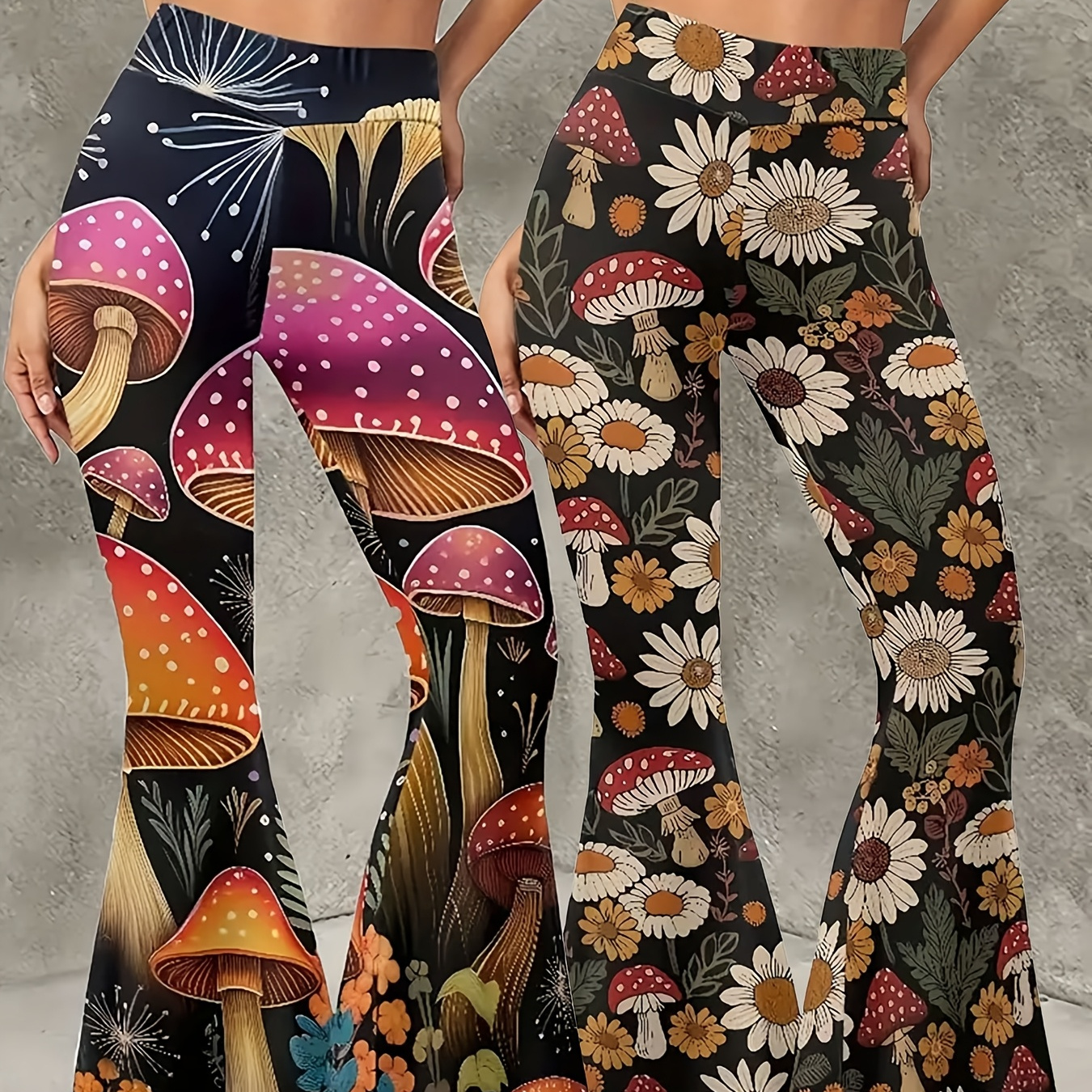 パンツ OIL PAINTING FLOWER FLARE SLACKS Amazon.com: Yoga Flare Pants Women's Workout Bootcut