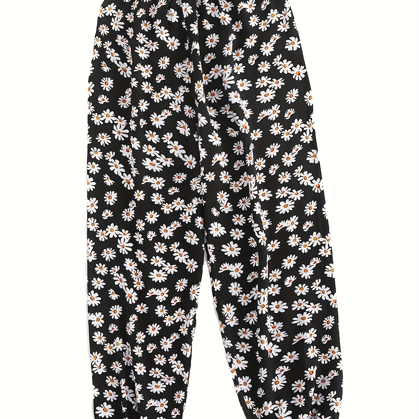 

Floral Pants, Girls Comfy Casual Pants For Outdoor Gift