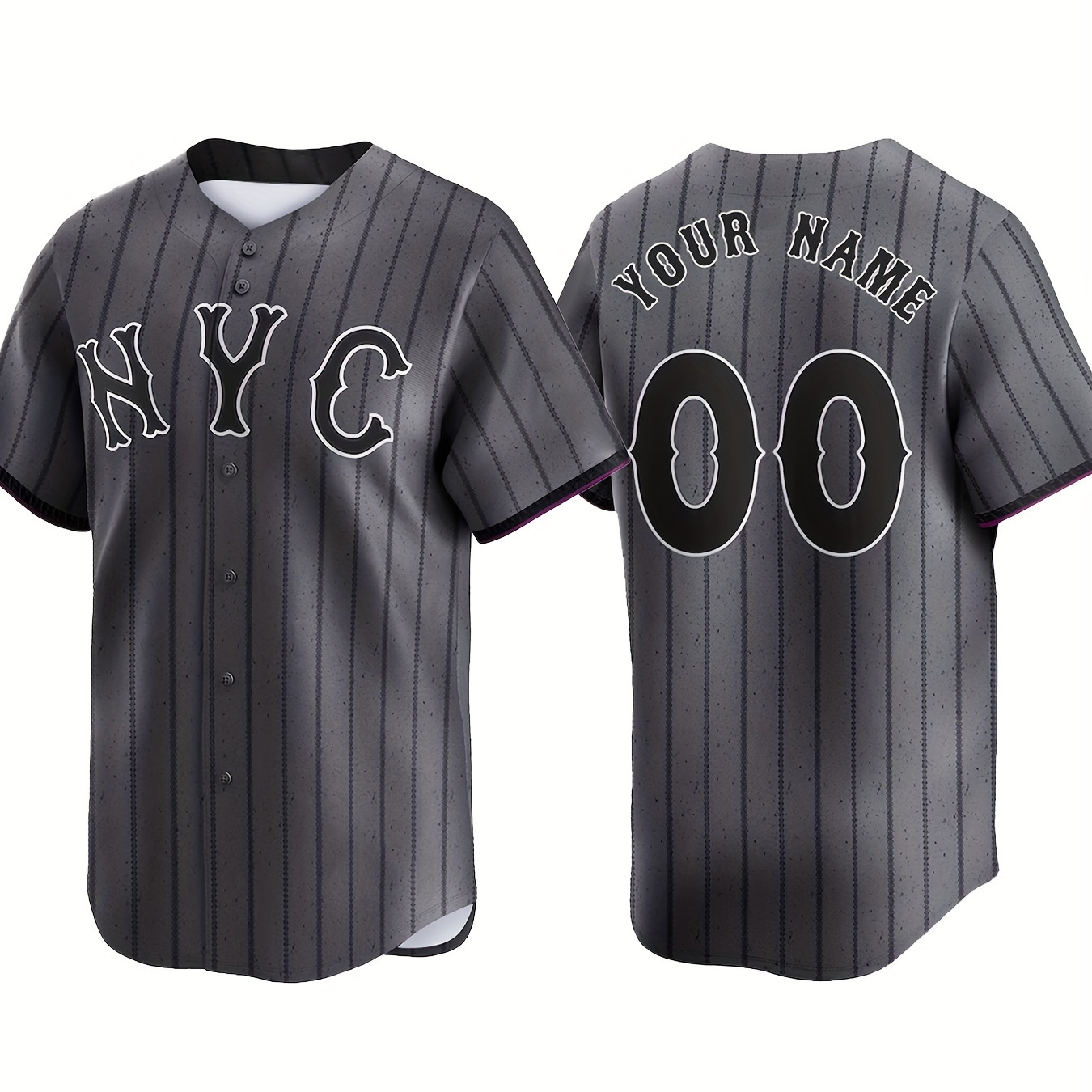 

Customizable Name And Number Men's Baseball Jersey Embroidered Outdoor Daily Leisure Sports Customization S-3xl