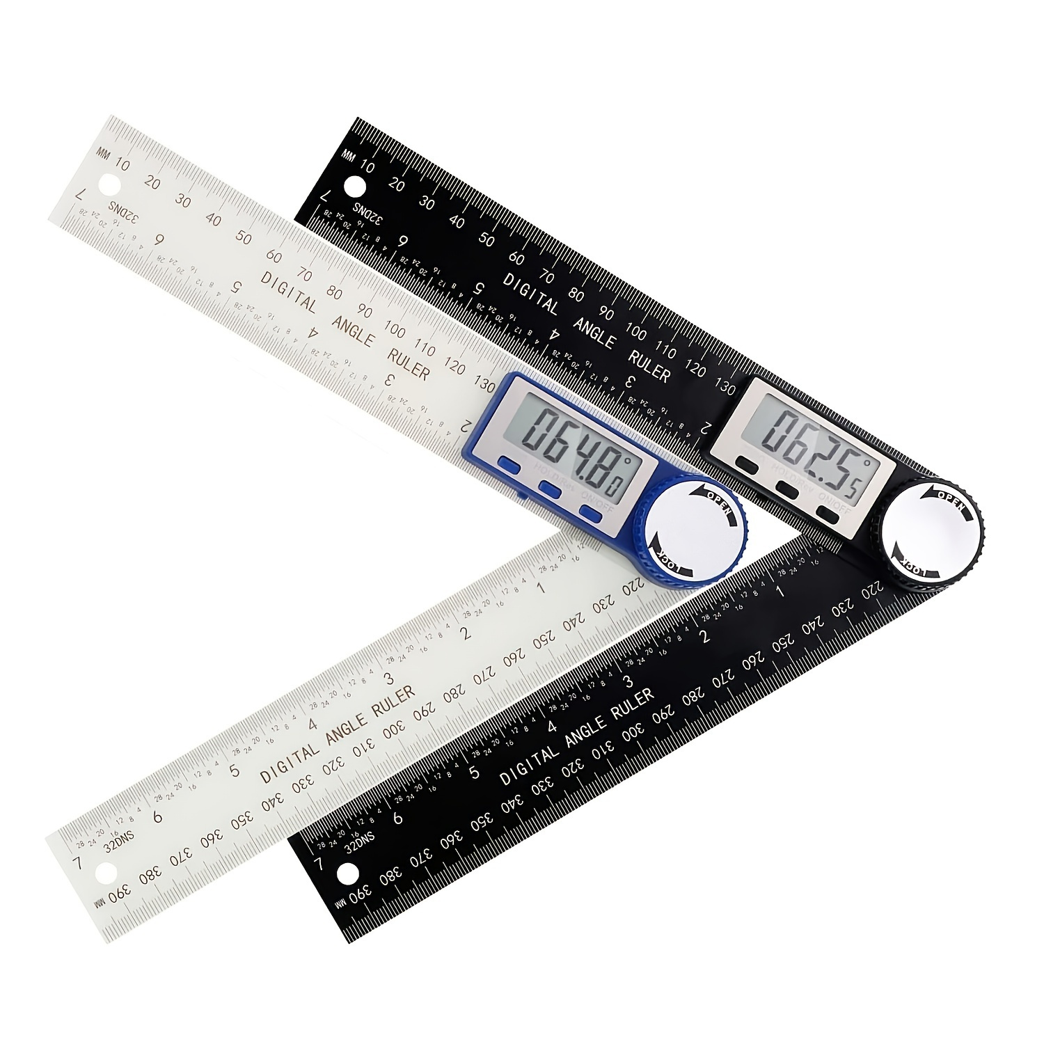 2-in-1 Digital Angle Ruler & Vernier Caliper: 360° Measuring Instrument for  Woodworking, Construction & Home Decoration